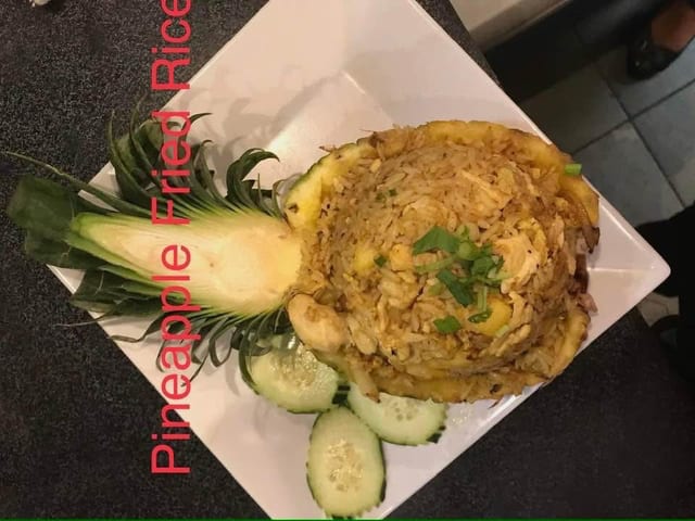 Shrimp Pineapple Fried Rice.