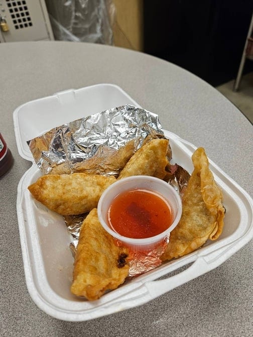 Fried Pork Dumplings.