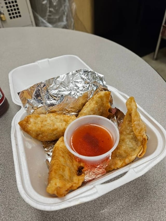 Fried Pork Dumplings.
