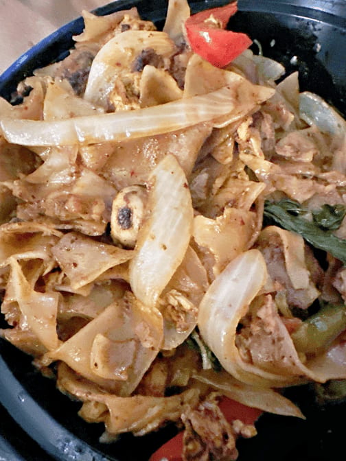 Beef Drunken Noodles.