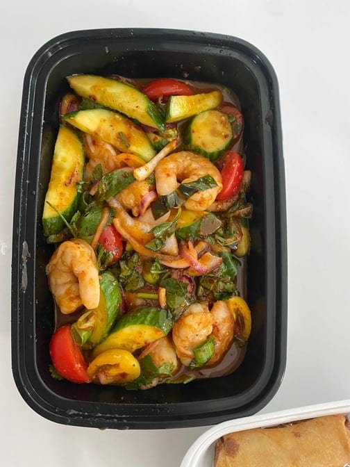 Yum Shrimp Salad.