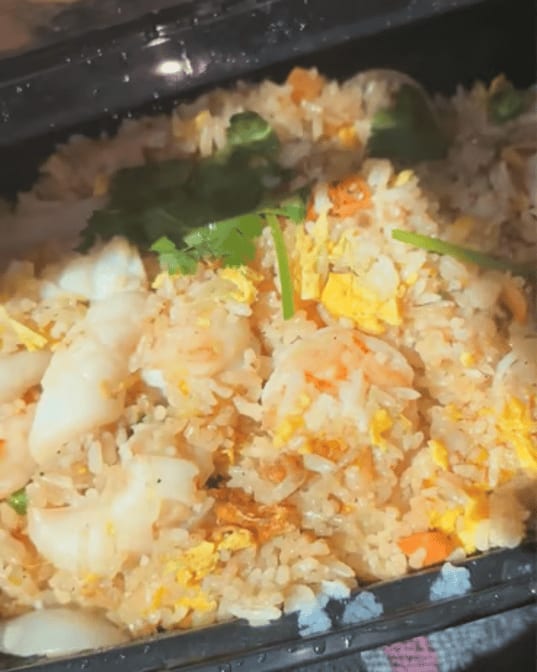 Shrimp Lotus Fried Rice.