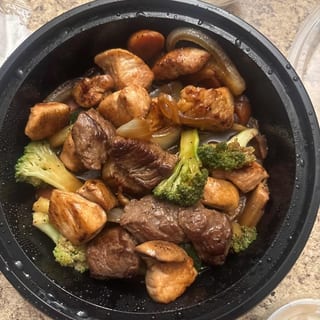 Grilled Steak & Chicken Teriyaki