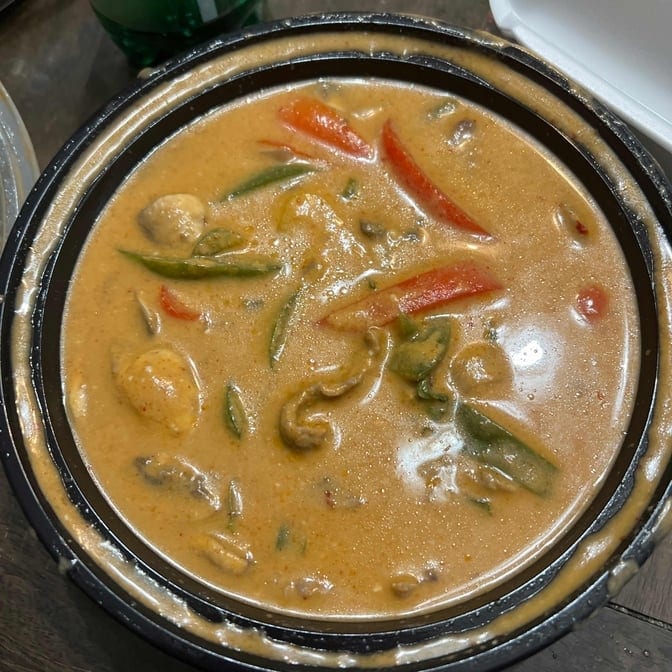 Beef Red Curry.