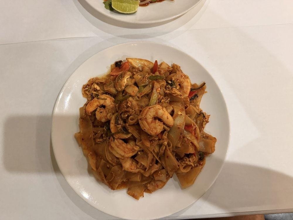 Shrimp Drunken Noodle.