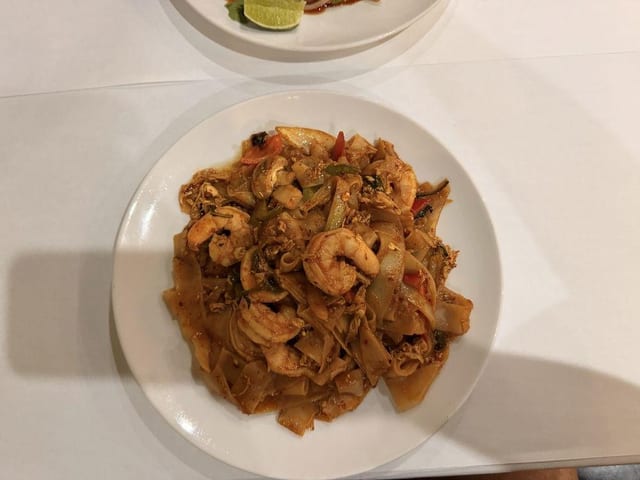 Shrimp Drunken Noodle.