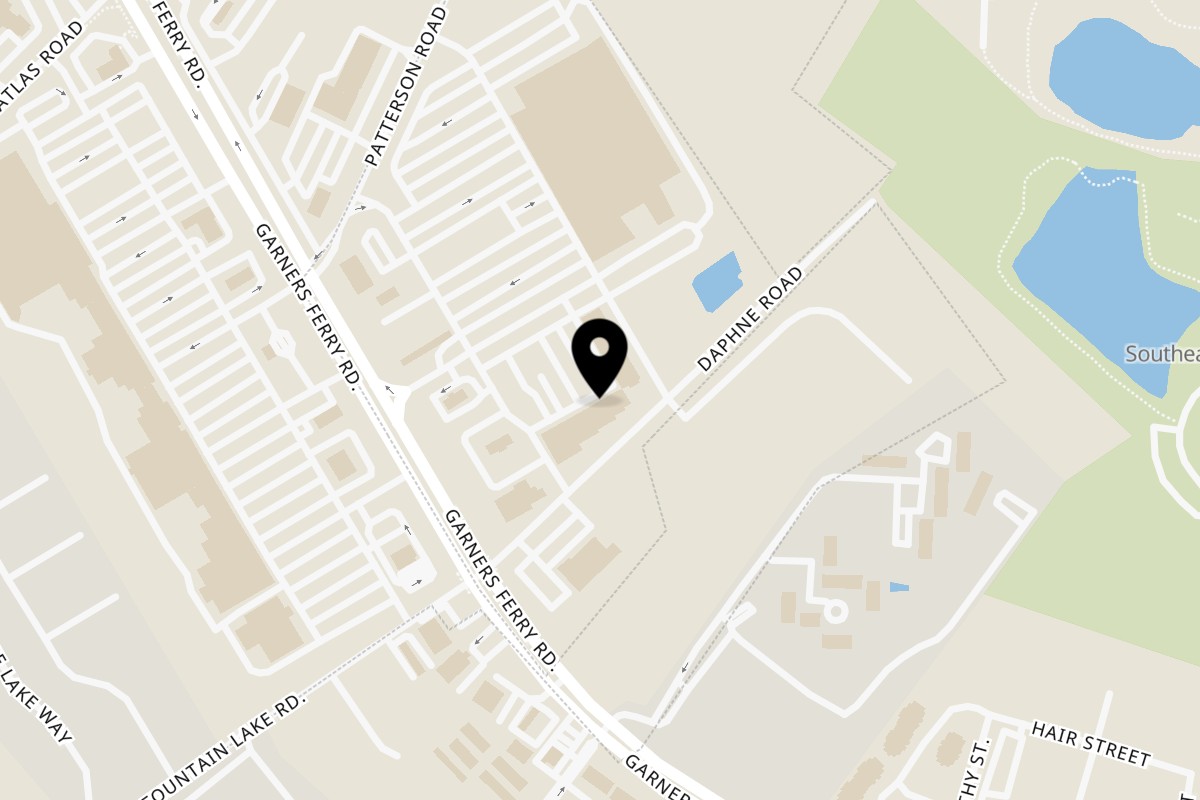 Map showing the location of Lotus Thai Dining on 7546 Garners Ferry Rd Unit 280B in Columbia